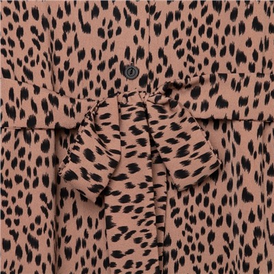 Платье мини женское на пуговицах MIST, размер 50, бежевое