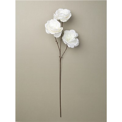 Цветок искусственный БЕЛЫЙ 66 см / ZHQ-12 /уп 200/ 3 цветка