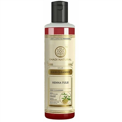 Khadi Natural Шампунь "Хна и Тулси" 210 мл