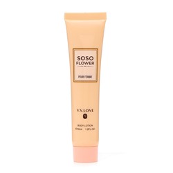 Парфюмерный набор женский Soso Flower: Туалетная вода, 35мл + Лосьон для тела, 35мл