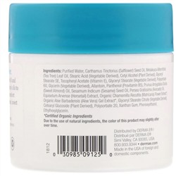 Derma E, Успокаивающий крем с маслом чайного дерева и витамином Е, 113 г (4 унции)