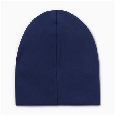 Шапка для девочки Hello ladies, синяя, размер 54-58 (5-7 лет)