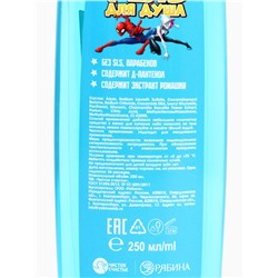 Гель для душа детский, 250 мл, аромат взрывная жвачка, «Человек-паук»