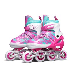 Ролики детские, размер M (цвет розовый)