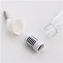 Поилка для грызунов, 125 мл, крепление-пружинка, белая