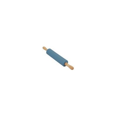 Скалка 310(175)х43мм силикон/дерево, крутящиеся ручки Linea Silicone 93-SI-CU-15.5