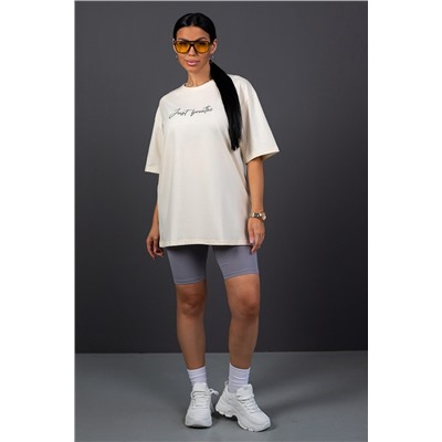 Костюм с велосипедками КЖ009 молочно-серый НАТАЛИ, 1182895