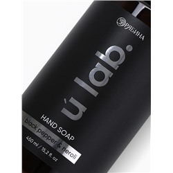 Мыло для рук жидкое, 450 мл, аромат чёрный перец и нероли, ULAB