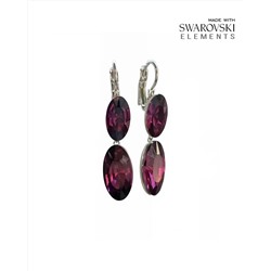 Серьги с кристаллами Swarovski