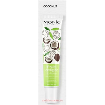 Корея Monic Beauty Бальзам для губ Coconut в тубе