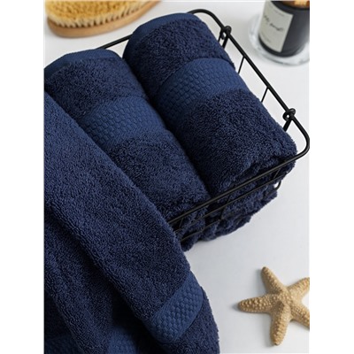 Полотенце махровое - Синий