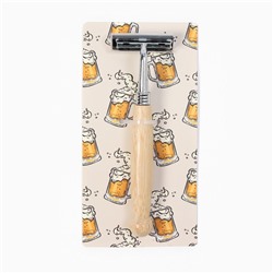 Набор новогодний подарочный «Этель. Санта видит всё», 7 предметов, полотенце, расчёска, щётка - массажёр