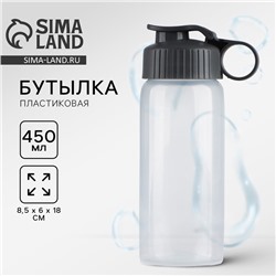 Бутылка для воды пластиковая «Вид 4», 450 мл