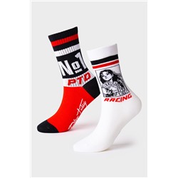 Носки трикотажные для девочек, 2 пары в комплекте PLAYTODAY, 1239931