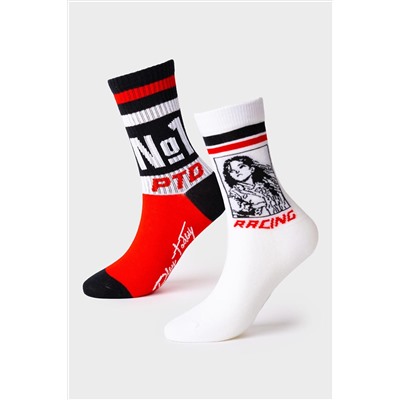 Носки трикотажные для девочек, 2 пары в комплекте PLAYTODAY, 1239931