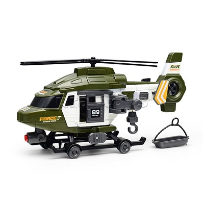 Вертолет "Армия" на батарейках, в коробке