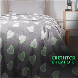 Покрывало-плед "Лавли" фланель-микрофибра 150*200 см.