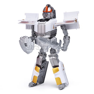 Трансформер 2в1 "Робот-поезд" цвет коричневый, BOX 27,6х21,3х10,9см