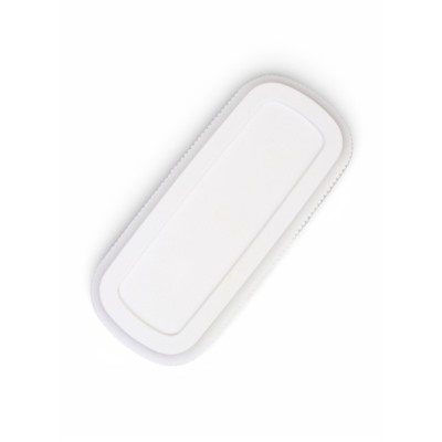 Кашпо для цветов «Стрип», 1.7 л, 29×13×9.2 см, пластиковое, со вставкой, белое