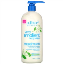 Alba Botanica, Very Emollient, интенсивный смягчающий лосьон для тела, максимальная формула, 907 г (32 унции)