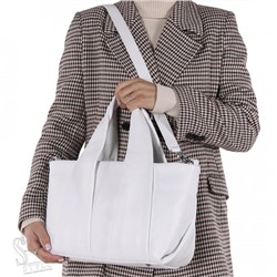 Сумка женская кожаная 0975C white Polina&Eiterou  в Новосибирске