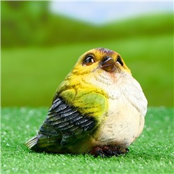 Садовая фигура из полистоуна «Чижик», 12×11×11 см