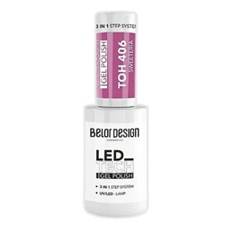 БЕЛОР ДИЗАЙН Гель для ногтей LED TECH  №406 темно-розовый
