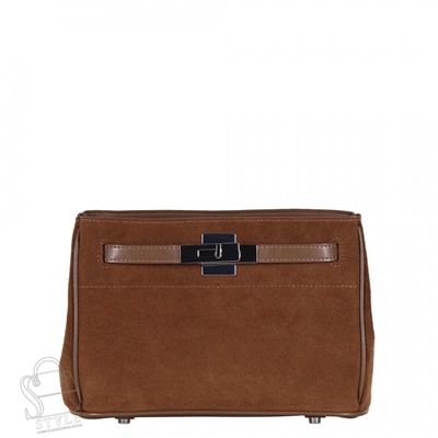 Сумка женская кожаная 6463BDAA brown Baidou