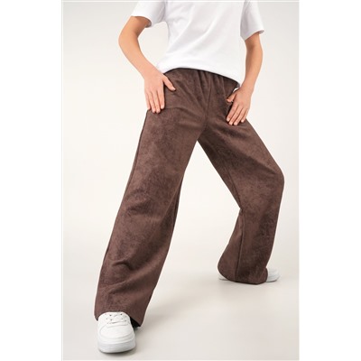 Брюки палаццо из футера для девочки Happyfox