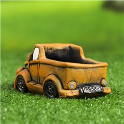 Горшок для цветов «Грузовичок» керамический, 250 мл, 15.4×9×8 см, бежевый