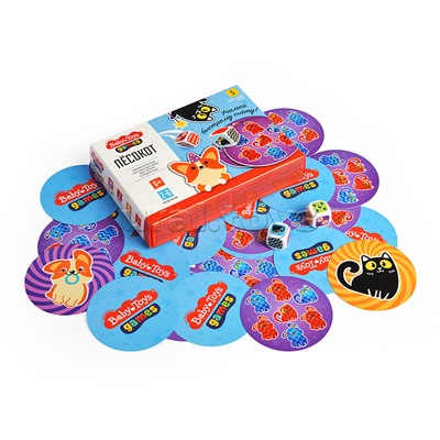 Игра настольная "Пёсокот" Baby toys games
