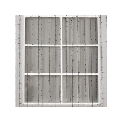 Гирлянда «Занавес» 2×6 м, IP44, УМС, тёмная нить, 1440 LED, свечение тёплое белое, 220 В