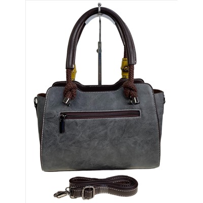 Женская сумка из искусственной кожи, цвет графит