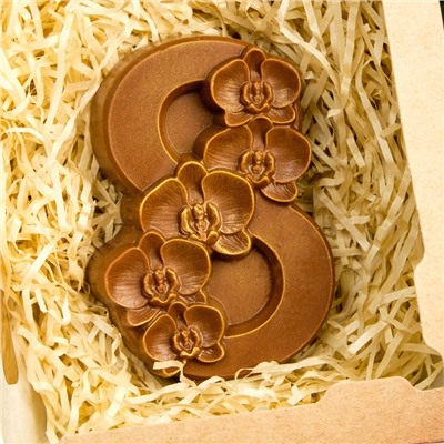 Бельгийский шоколад «8 марта. Орхидеи», 80 г