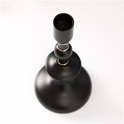 Металлический подсвечник на 1 свечу «Ирада», d=2 см, 9×9×19.5 см