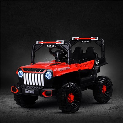 Электромобиль детский "Джип" (цвет красный)