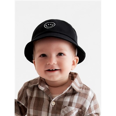 Рубашка для мальчика Крошка Я Муслин, рост 80-86 см, коричневая