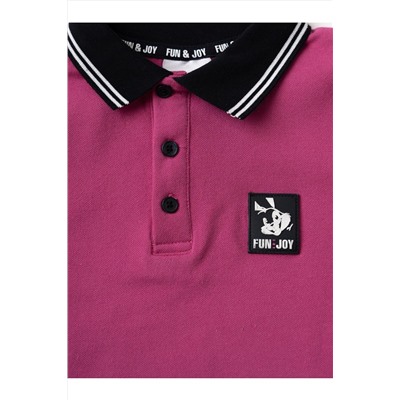 Джемпер трикотажный с воротником поло для мальчиков PLAYTODAY, 1239830