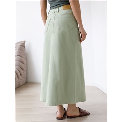 Юбка из денима с эластаном