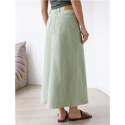 Юбка из денима с эластаном