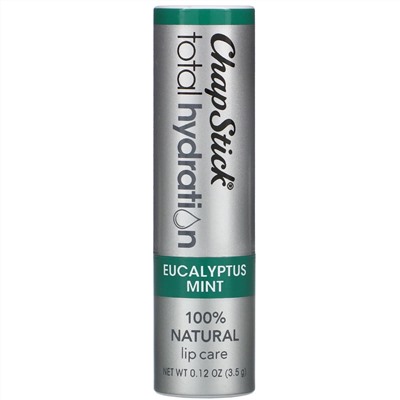 Chapstick, Total Hydration, бальзам для губ, «Эвкалипт и мята», 3,5 г