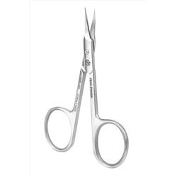 Frau Finger Ножницы маникюрные для кутикулы изогнутые / Professional FSP-133DP, матовые, ручная заточка, 9,5 см KRISTALLER, 1110652