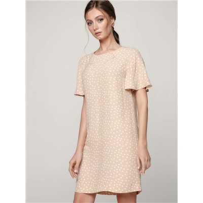 Платья CONTE LPL 1179 Платье свободного кроя в горошек