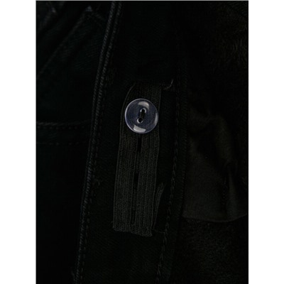 Джинсы-джоггеры, утепленные флисом, для девочки