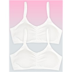 4408-01 Топ для девочки подростковый белый (BAYKAR)