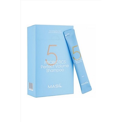 Masil Шампунь для объема волос с пробиотиками / 5 Probiotics Perfect Volume Shampoo, 20 шт. х 8 мл KRISTALLER, 1108618