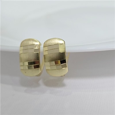 Серьги ювелирная бижутерия Итальянское золото (покрытие желтое 14к), арт.216.421