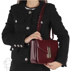 Сумка женская кожаная 1271-1TH burgundy  Polina&Eiterou в Новосибирске