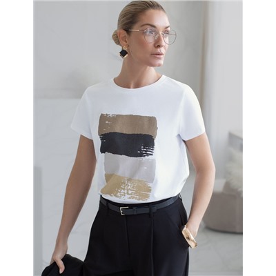 Футболка из 100% хлопка с авторским принтом