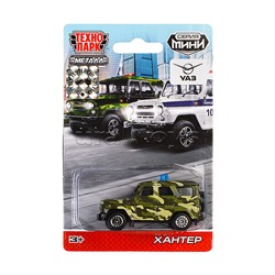 Машина металл UAZ Спецтехника 7,5 см, в ассортименте, блистер